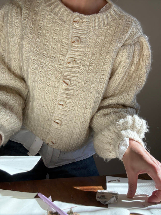 Off-white Dappled Cardigan