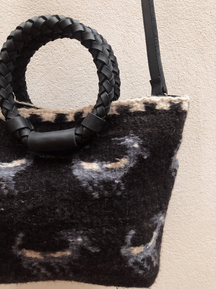 Alondra Little bag (Negro y azul)