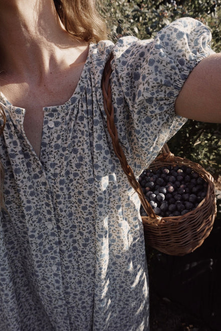 Olivia Dress (Liberty blue)