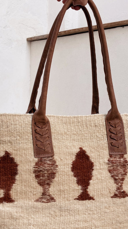 Folk fish bag