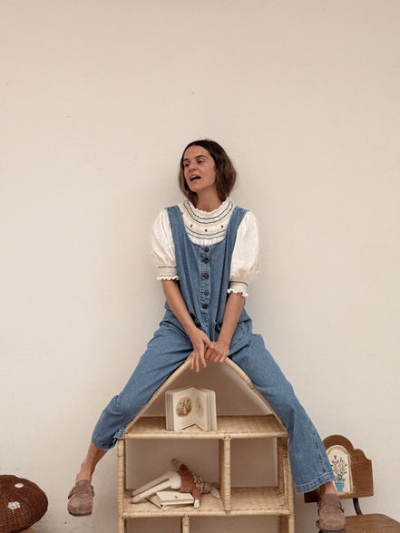 Gardenia Blouse (blue)
