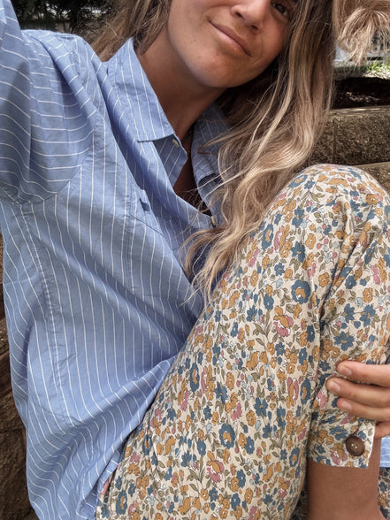 Gaia blouse (striped)