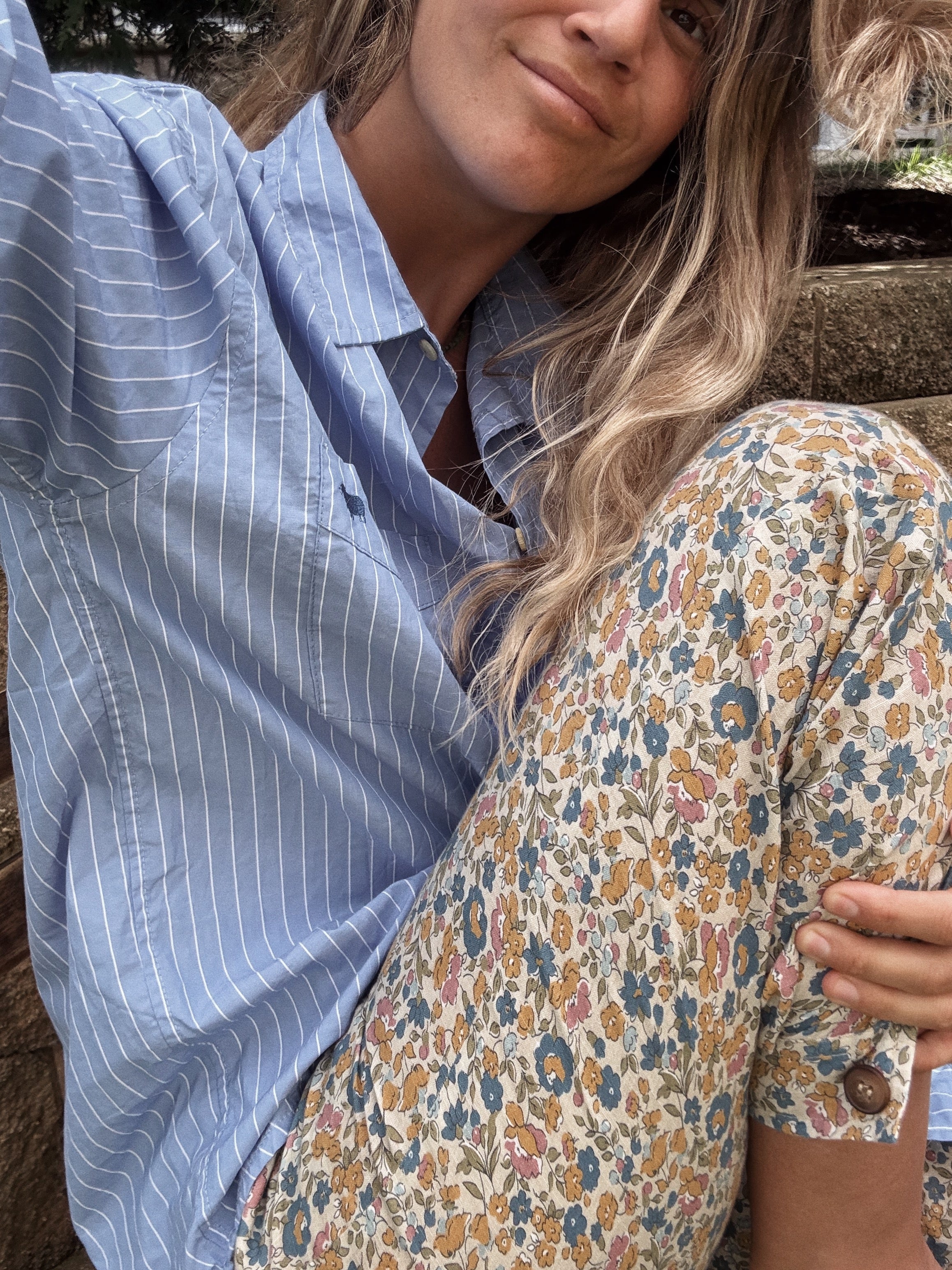 Gaia blouse (striped)