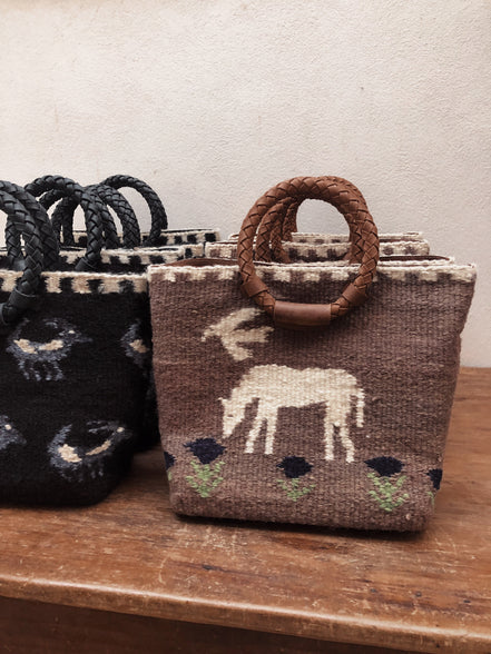 Alondra Little bag (Negro y azul)