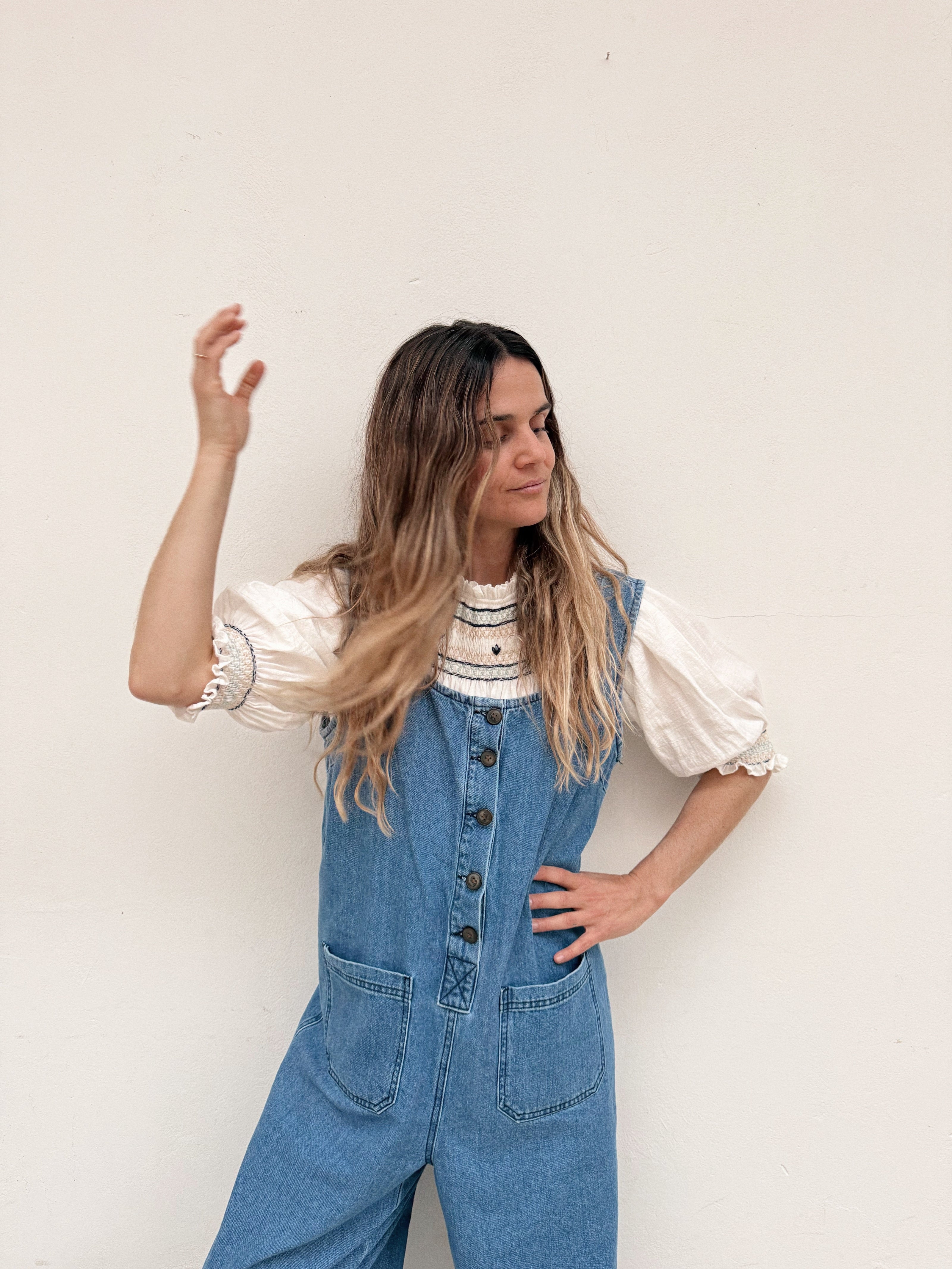 Gardenia Blouse (blue)