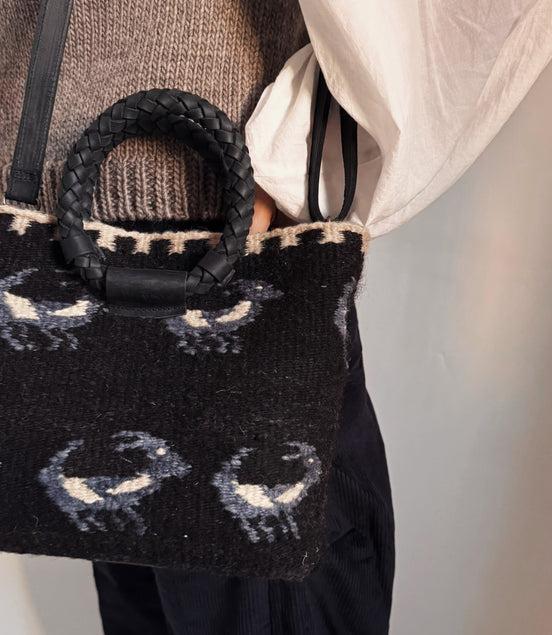Alondra Little bag (Negro y azul)