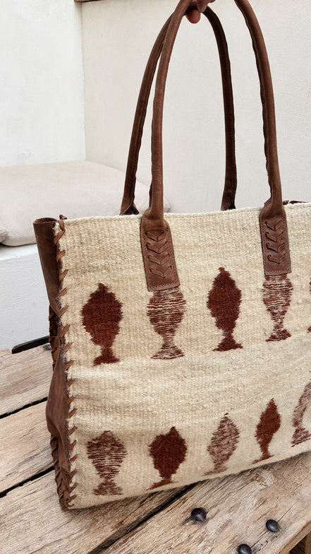 Folk fish bag