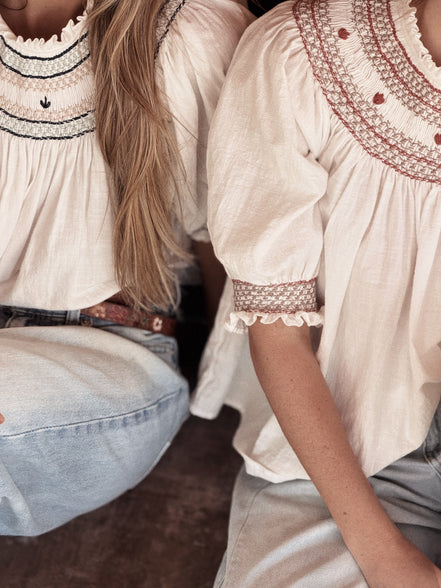 Gardenia Blouse (blue)