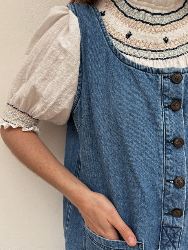 Gardenia Blouse (blue)
