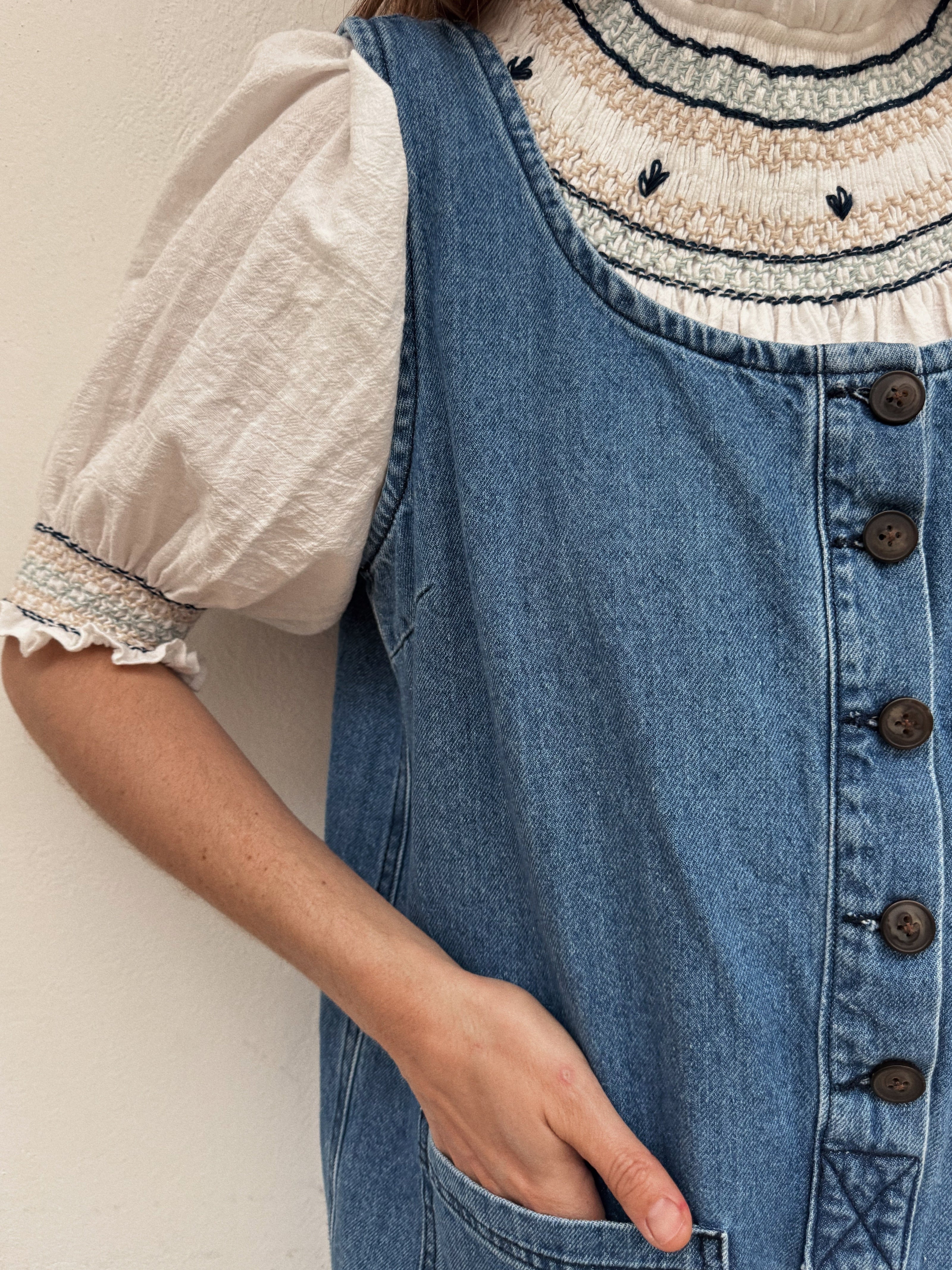 Gardenia Blouse (blue)