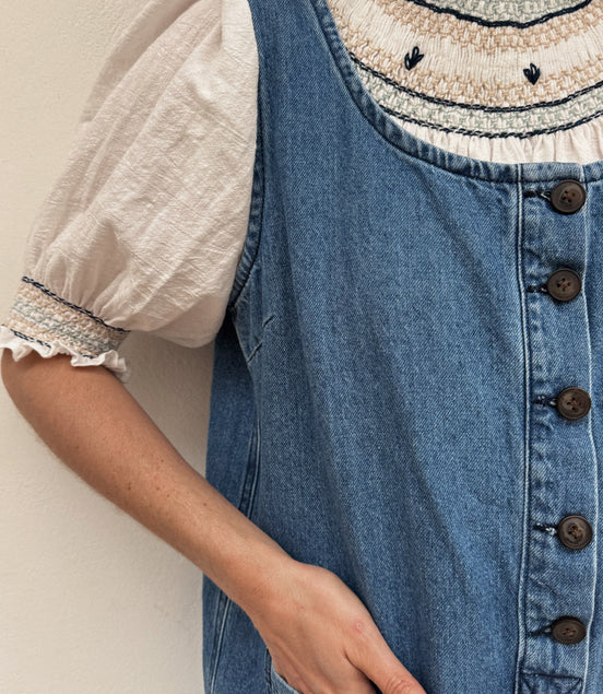 Gardenia Blouse (blue)