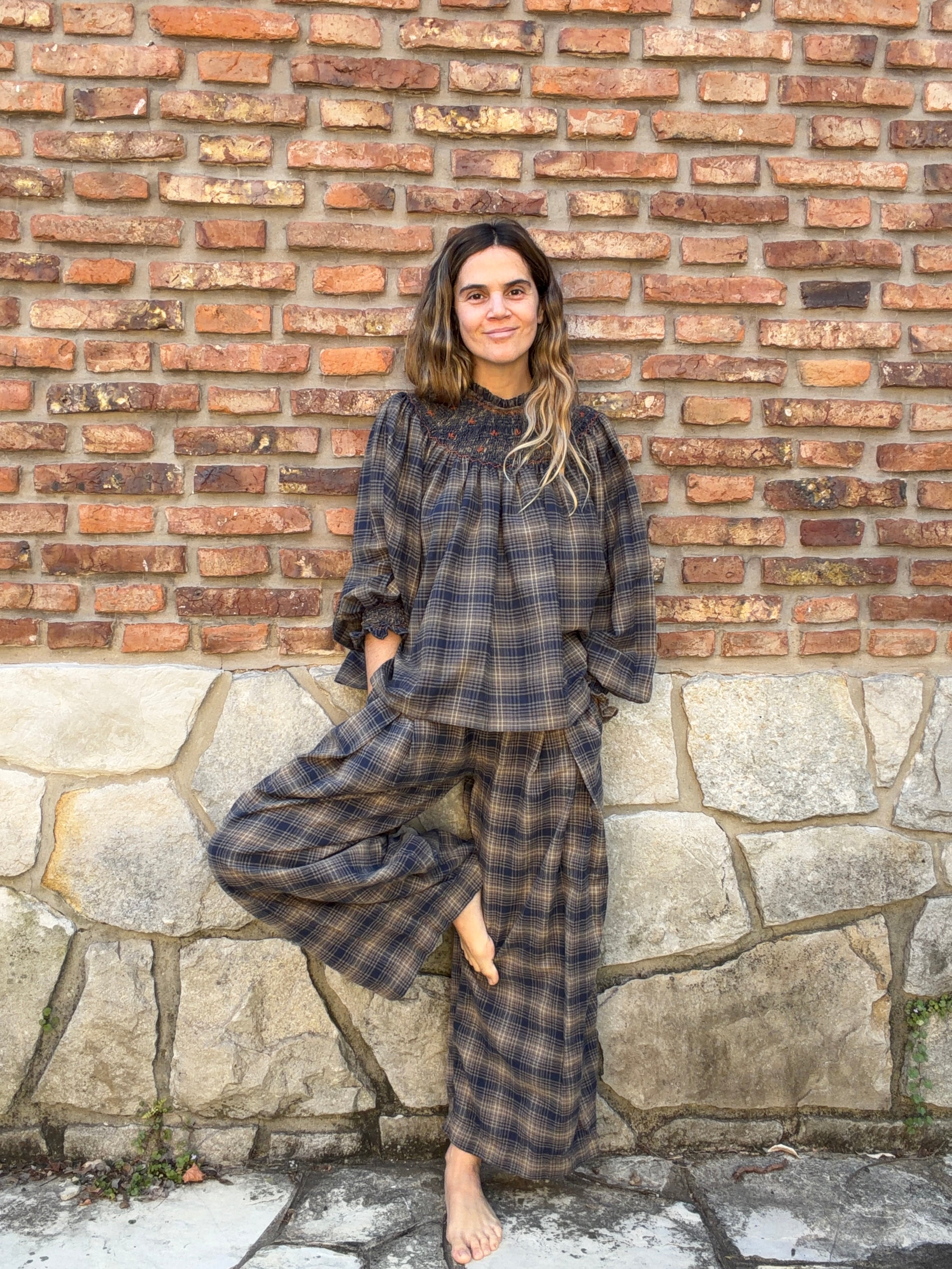 PREORDER Charlotte Blouse (Smock Stitch)