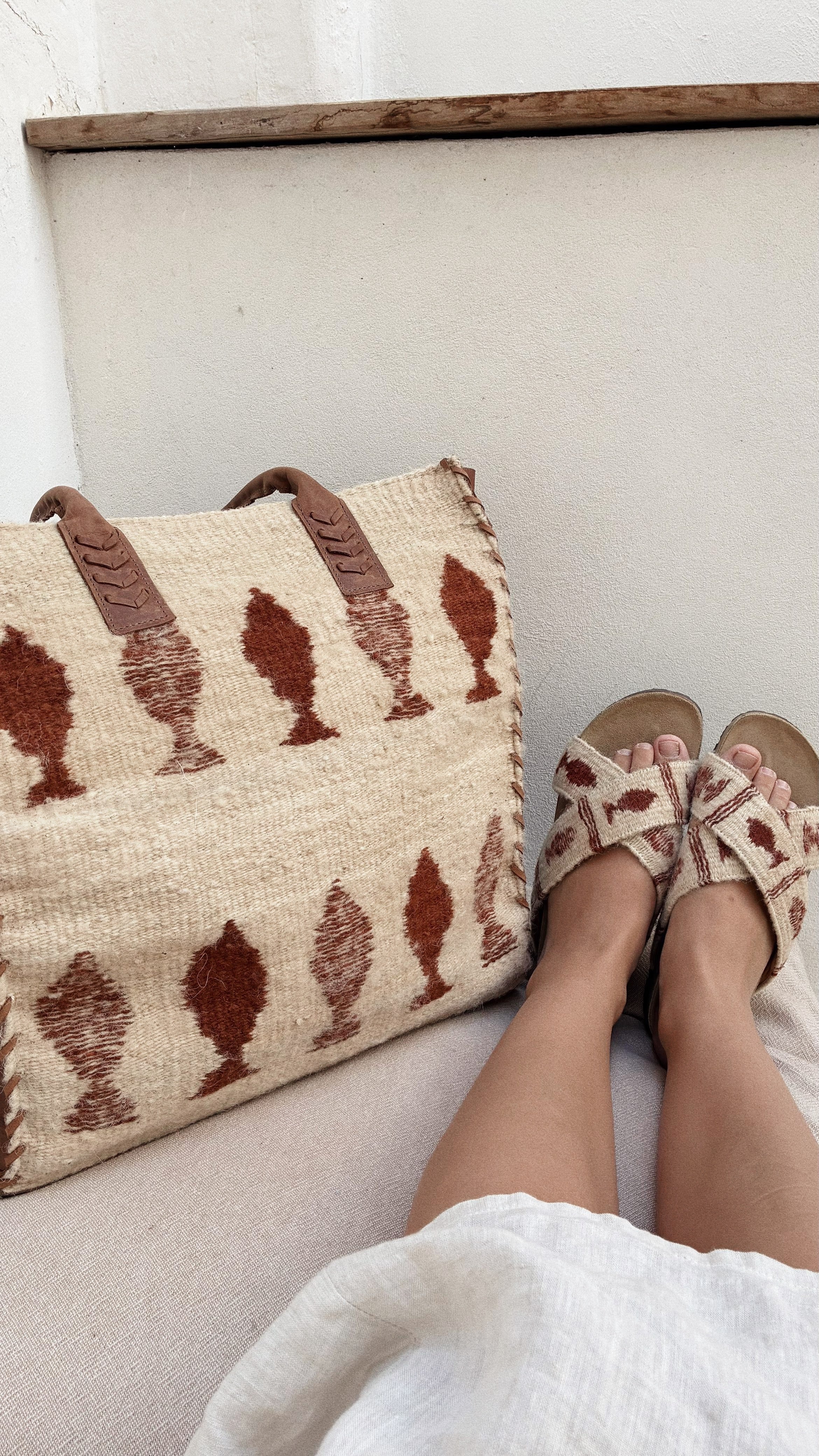 Folk fish bag