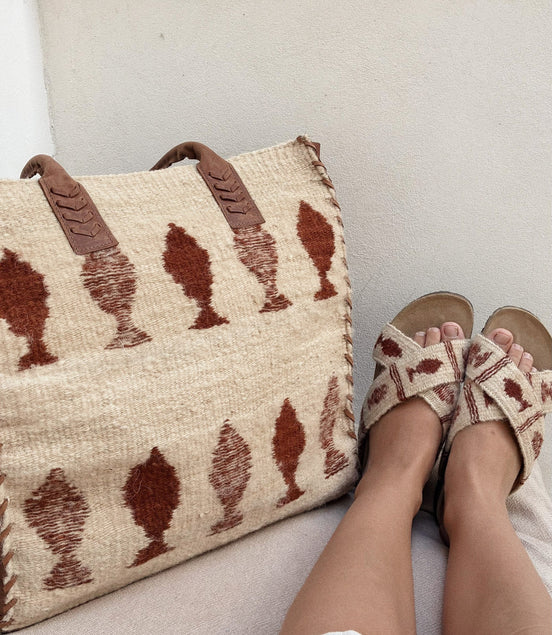 Folk fish bag