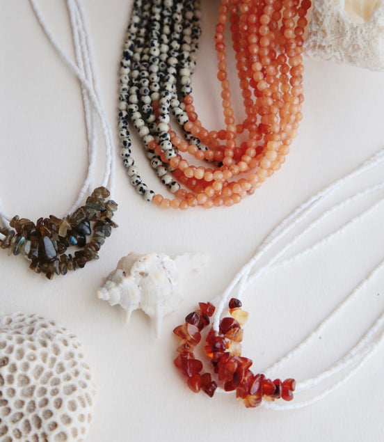 Coral necklace (old red)