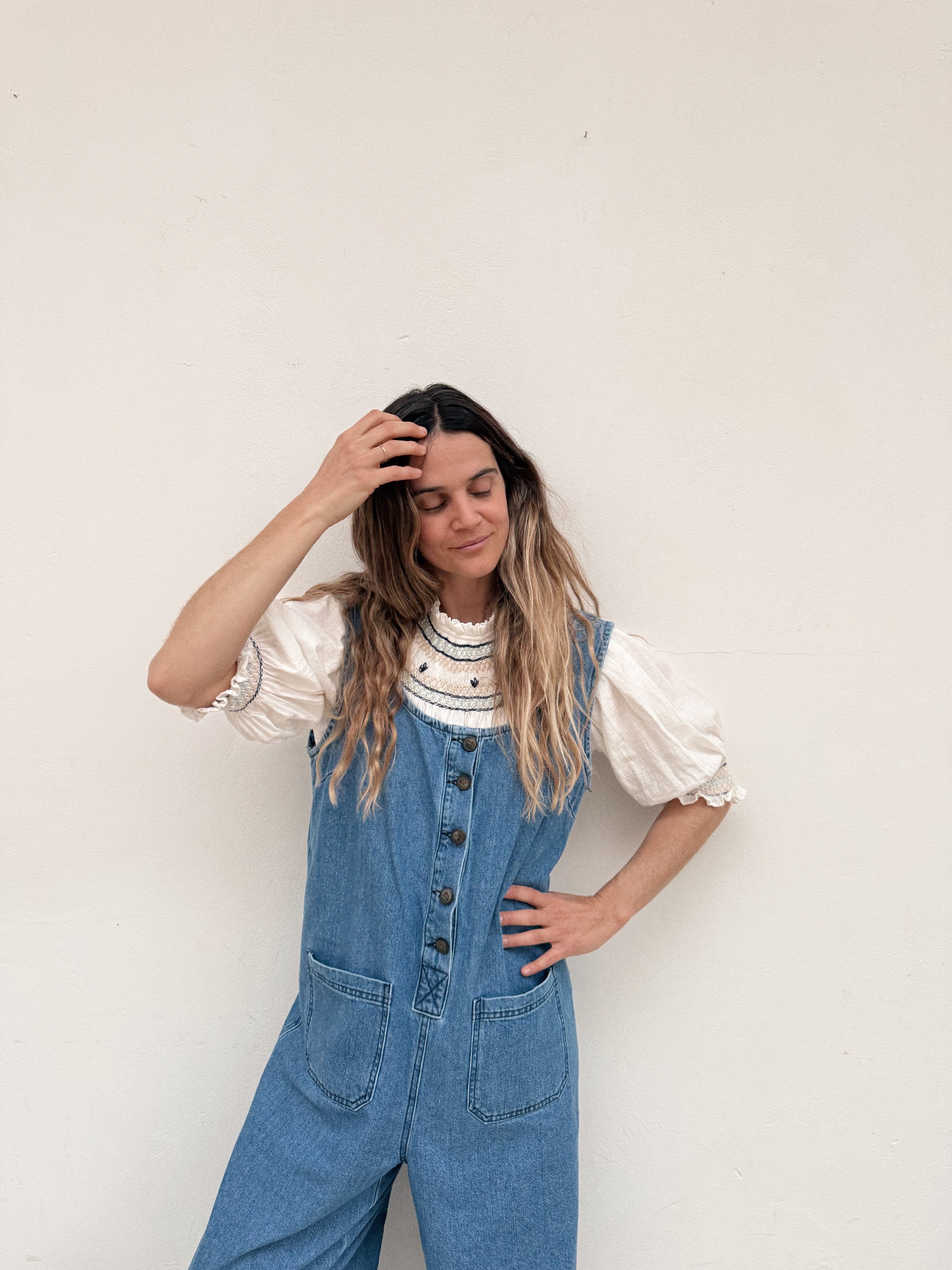 Gardenia Blouse (blue)