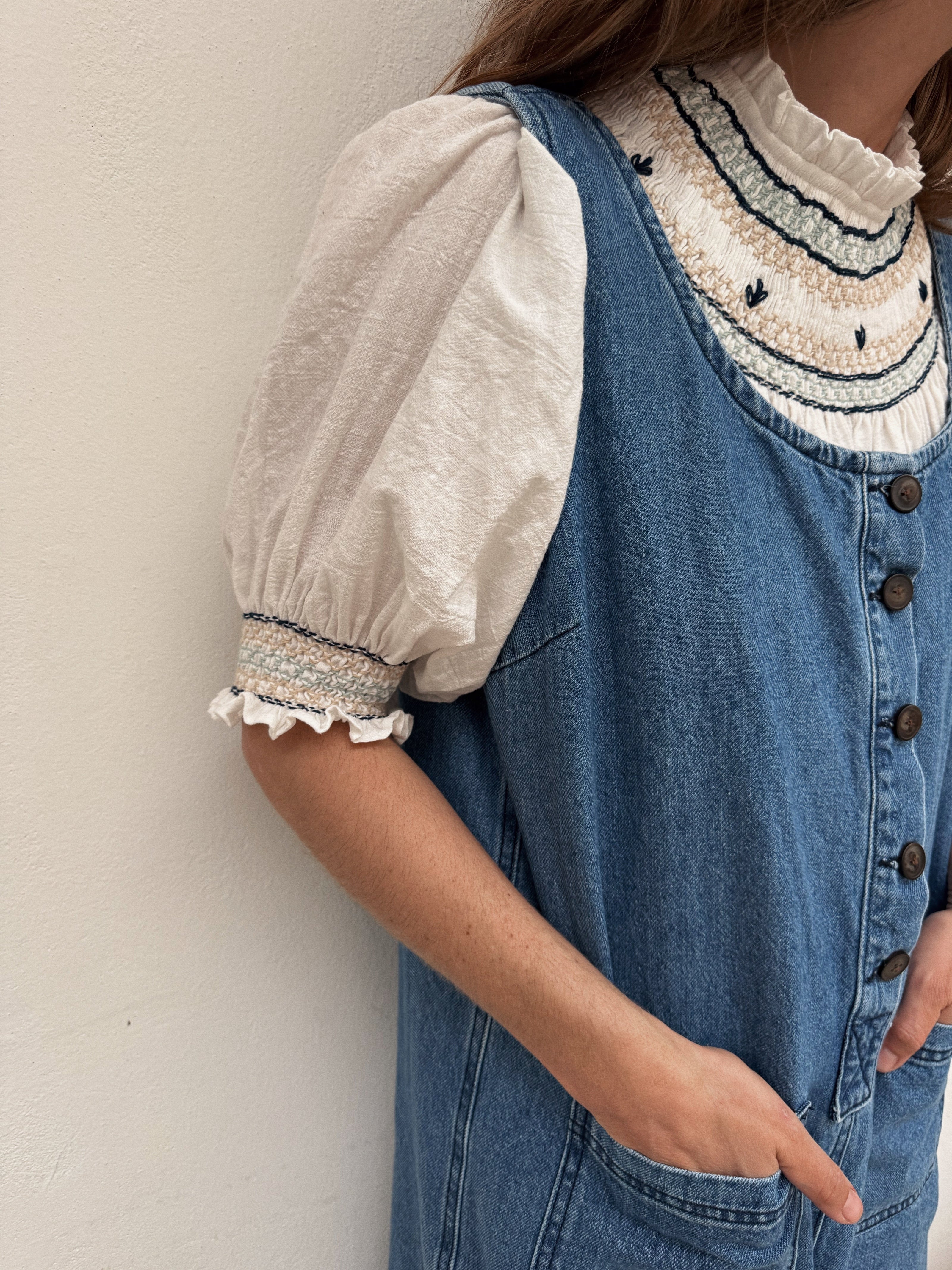 Gardenia Blouse (blue)