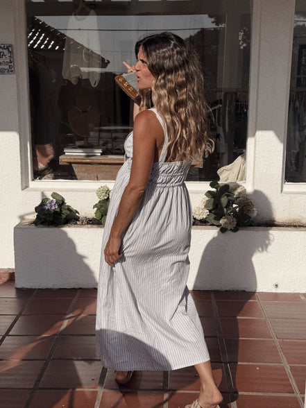 Dafne Dress (striped)