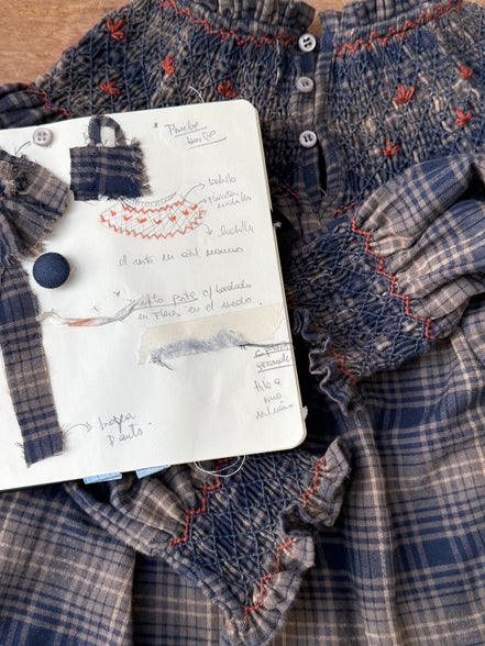 PREORDER Charlotte Blouse (Smock Stitch)