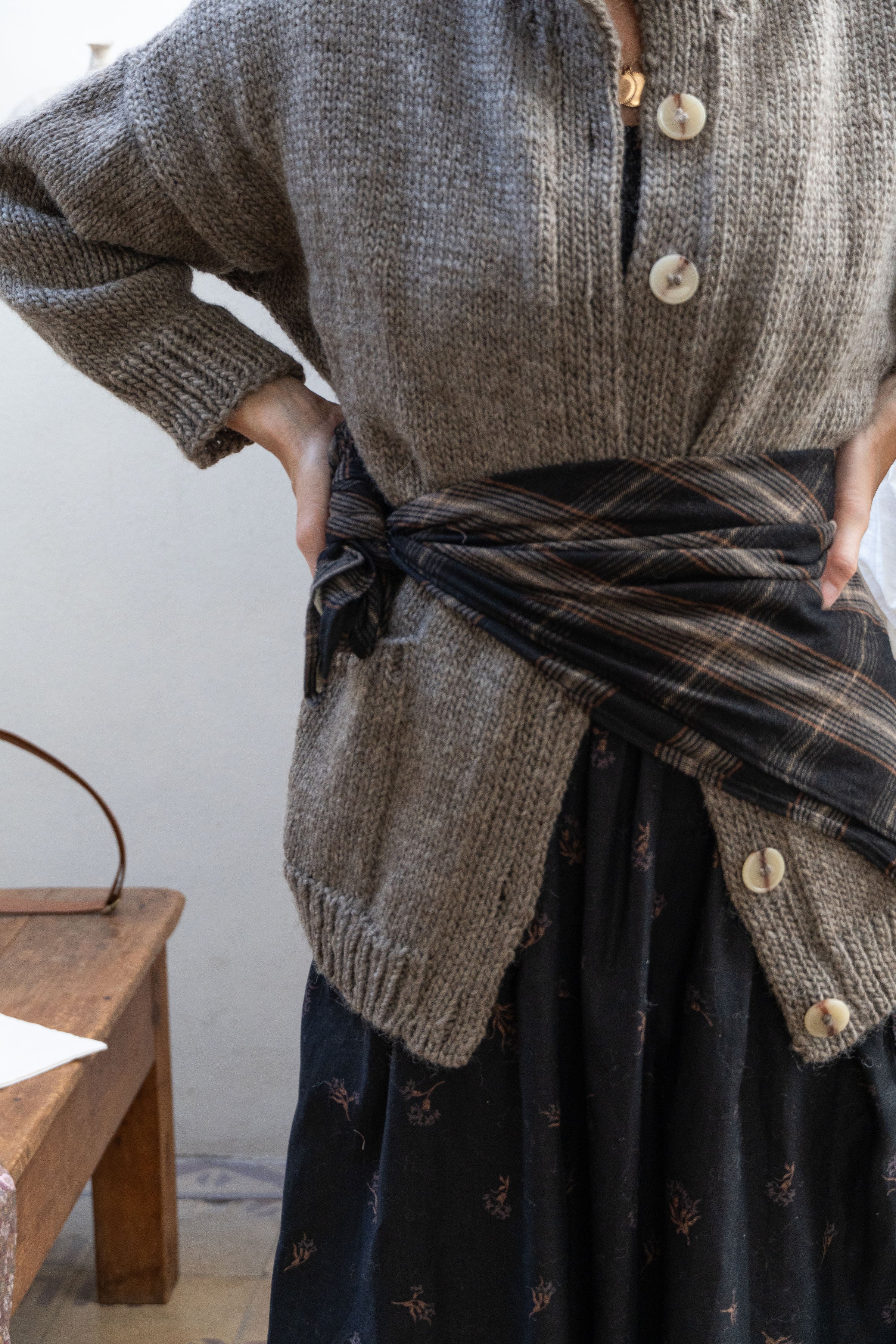 Oxford cardigan