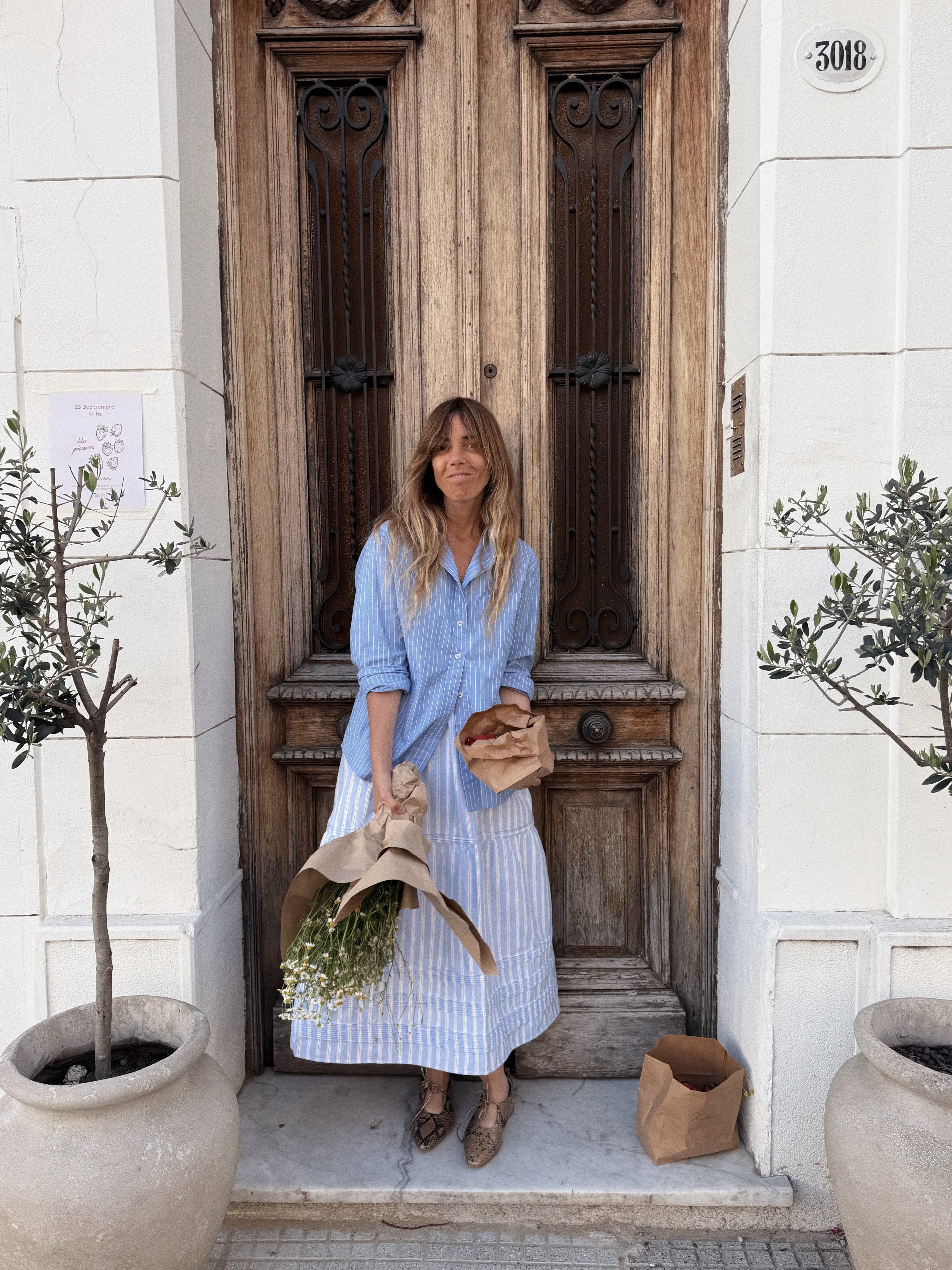 Gaia blouse (striped)